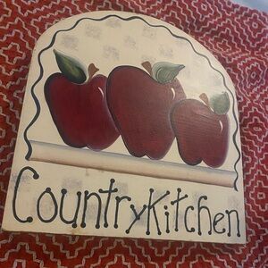 Country Kitchen Apple Wall Decor
